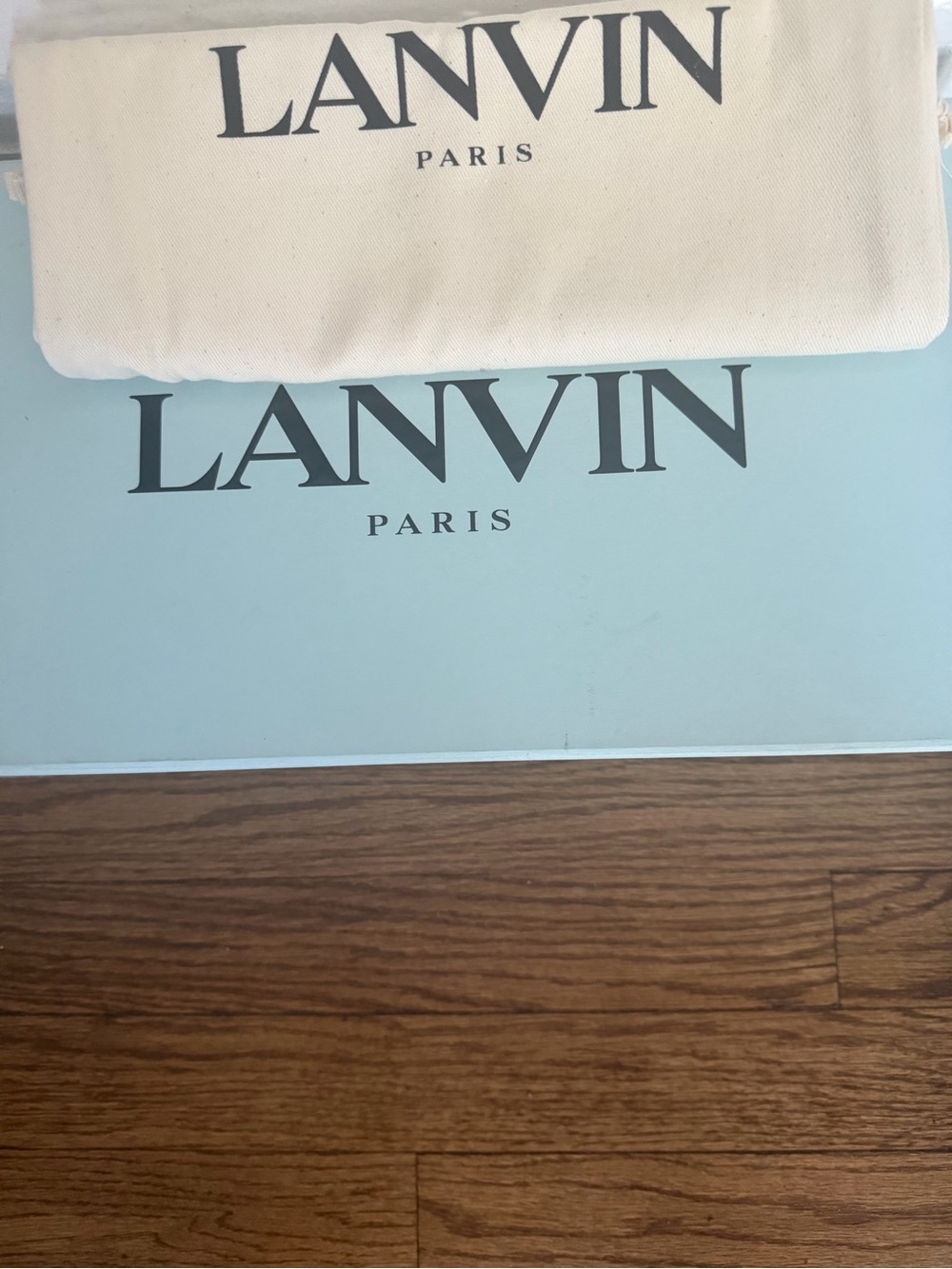 Lanvin Curb Iridescent Sneakers